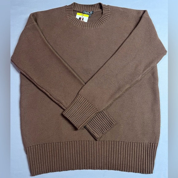 Matty M Women's Crewneck Brown Knit Sweater NWT - Picture 2 of 4
